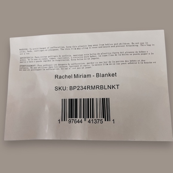 Rachel Miriam The Cloud Blanket-Throw - Picture 5 of 6